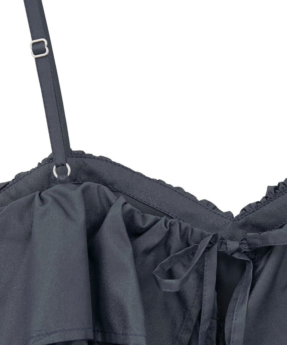 Green Parks ・ＳＵＧＡＲ　ＳＰＯＯＮ　レザーライクティアードキャミ 