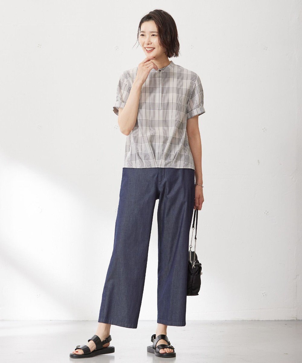 J.PRESS LADIES 【2way】ナイロンギャザー ショルダー バッグ 