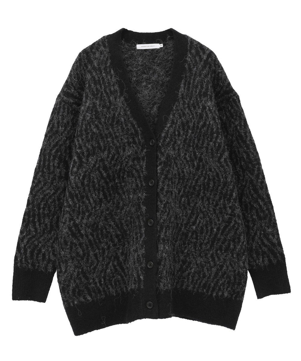 AMERICAN HOLIC アニマル柄Ｖネックニットカーディガン 
