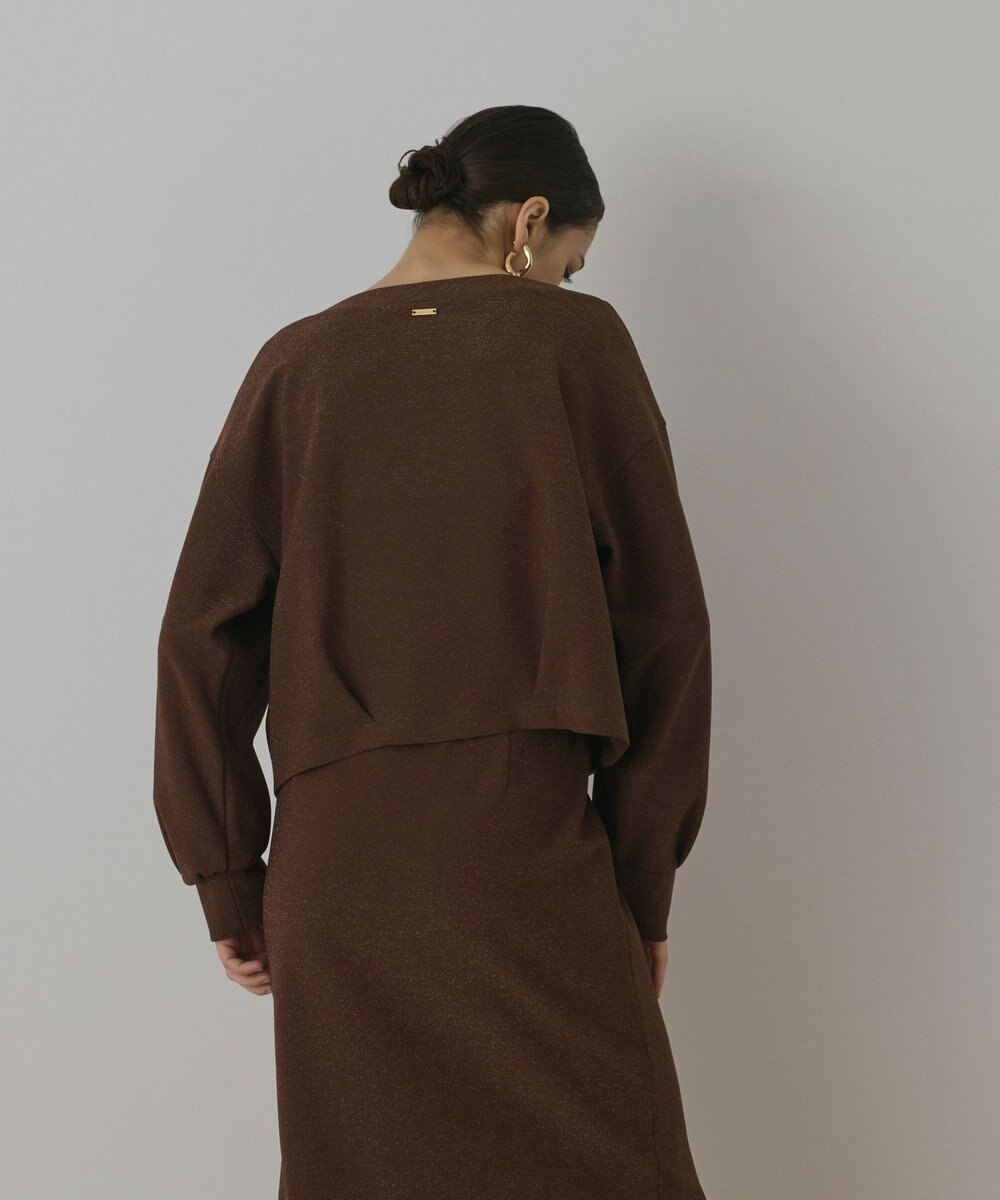 GRACE CONTINENTAL ラメカットトップ 