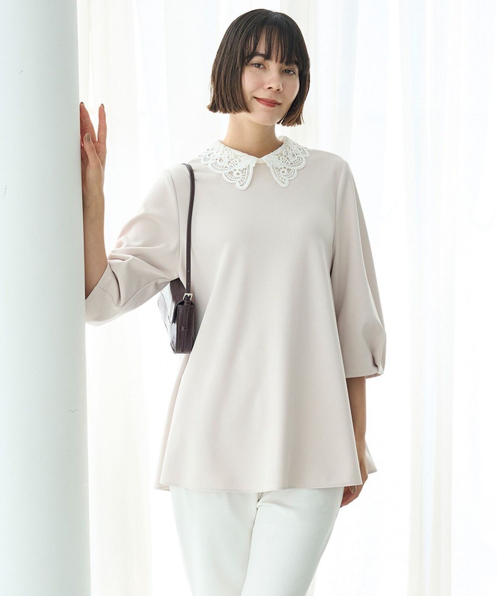 UNFILO 【2WAY】BEAUTY MOVE レース襟ブラウス 