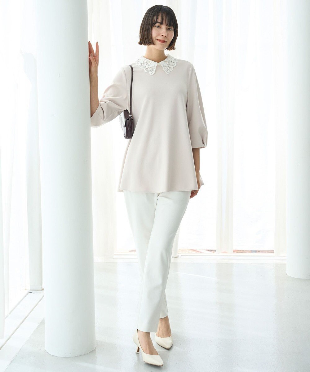 UNFILO 【2WAY】BEAUTY MOVE レース襟ブラウス 
