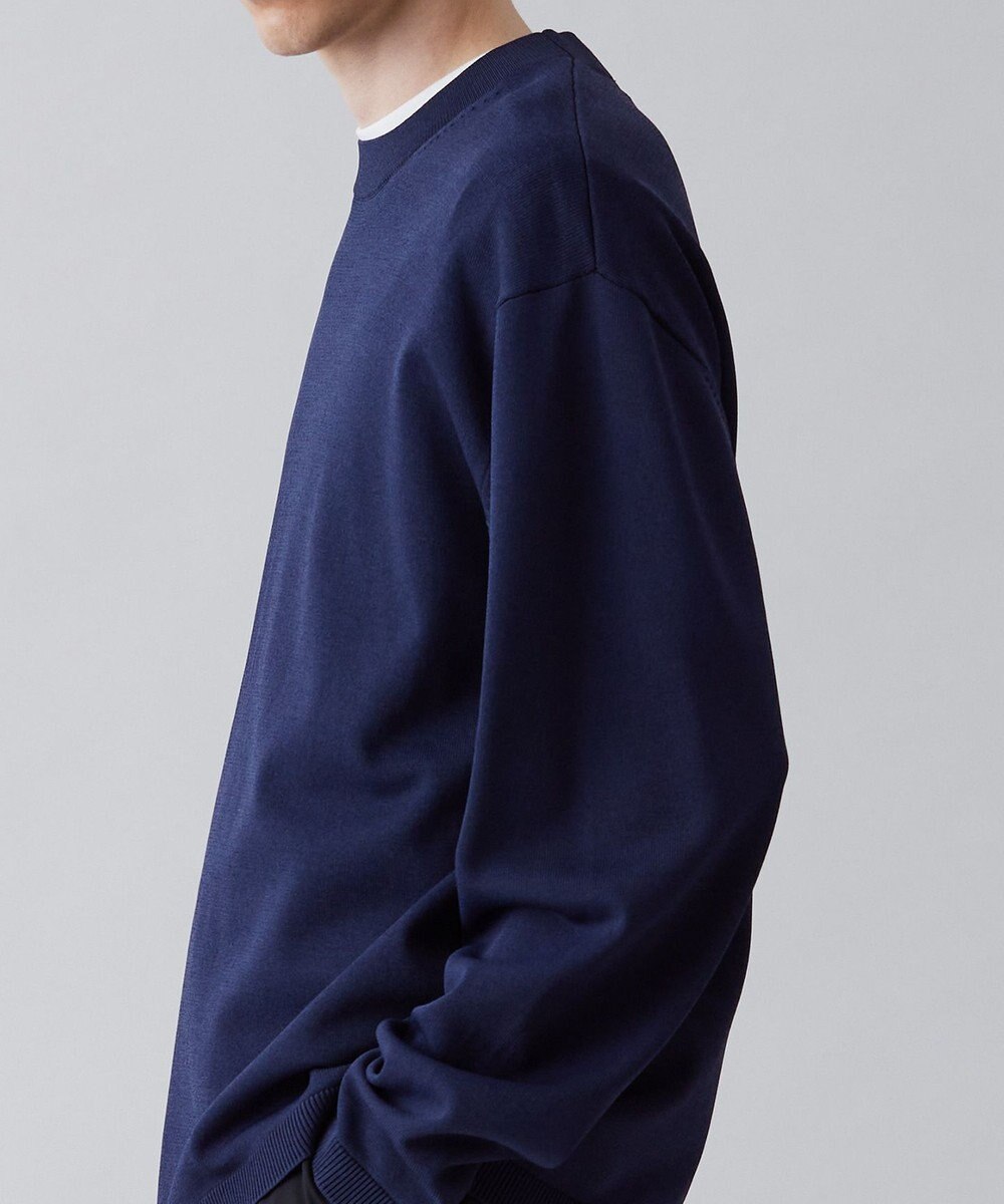 UNFILO MENS 【接触冷感】イージーケア ニットロングTEE [23年春夏商品] 