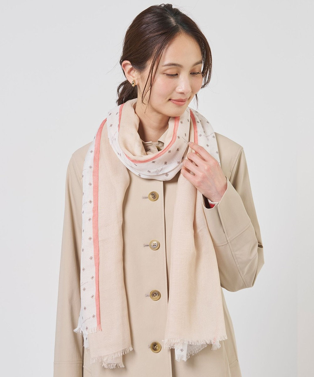 J.PRESS LADIES プリント ストール 