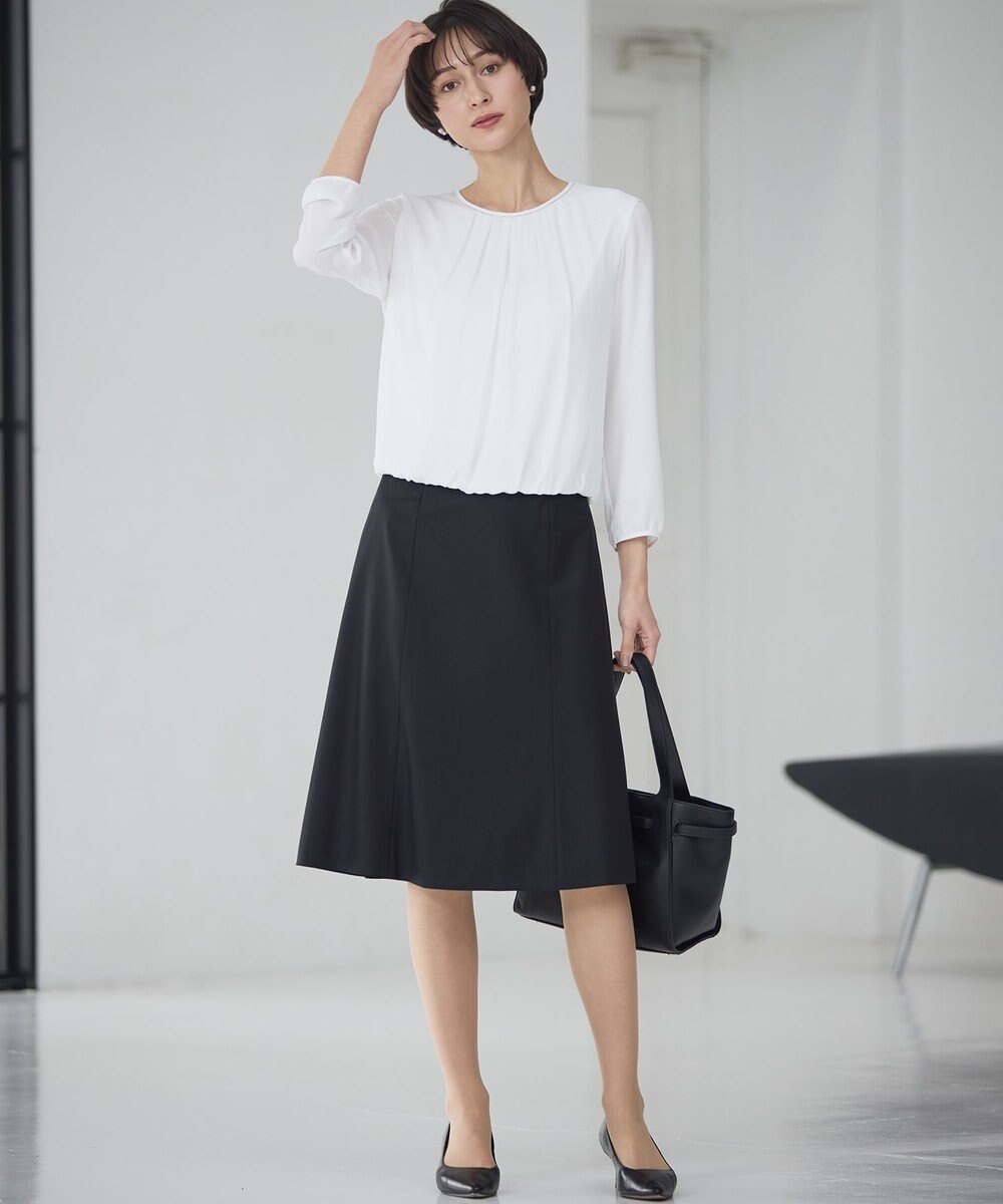 23区 S 【セットアップ着用】ファインネスウール フレア スカート 