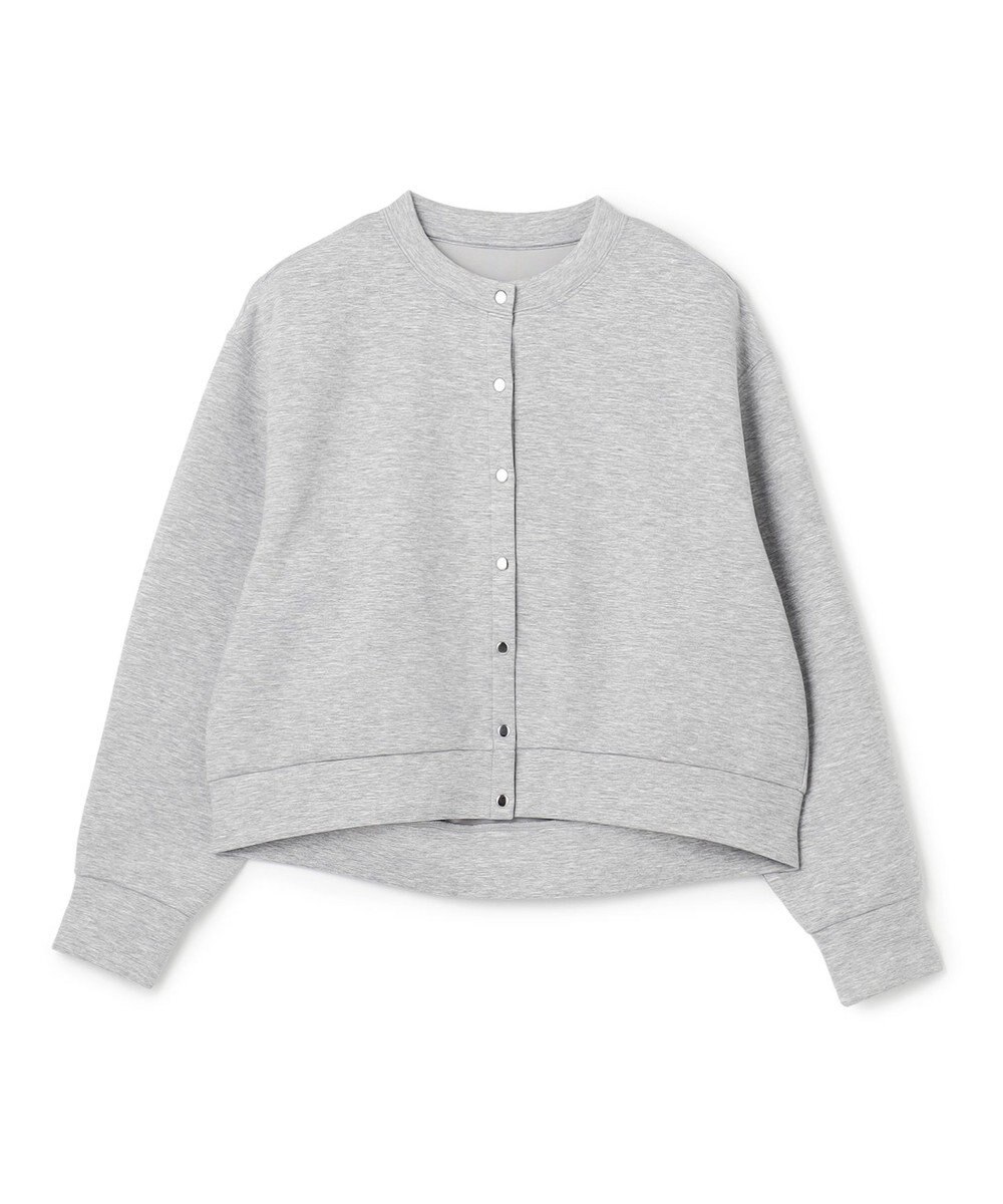 UNFILO L 【野呂佳代さん着用】BEAUTY FORM JERSEY スナップカーディガン 