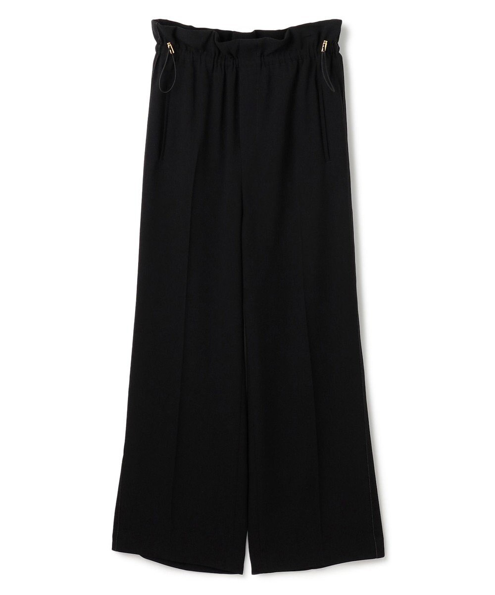 BEIGE， 【洗える】FLEUR / ウエストゴムワイドストレートパンツ 