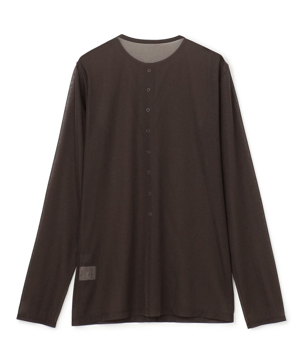 uncrave トリコットシフォン カーディガン 