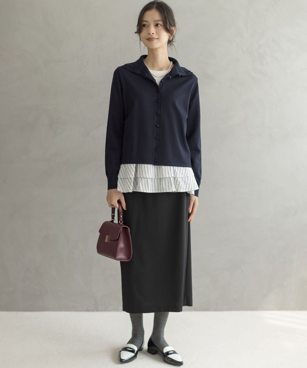 組曲 L ジョーゼットジャージーナロータイト スカート 