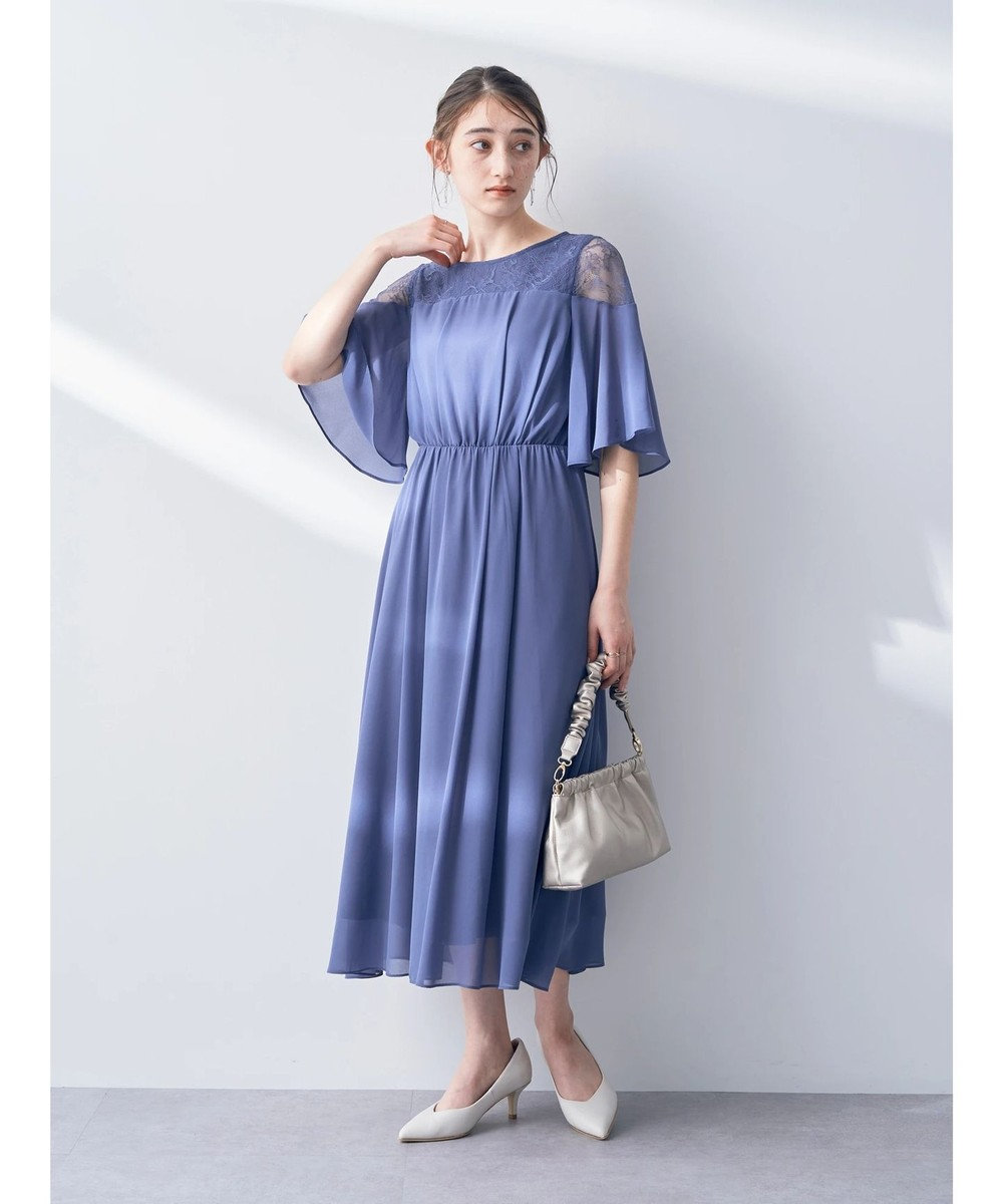 レース×シフォンドレス / YECCA VECCA | ファッション通販 【公式通販