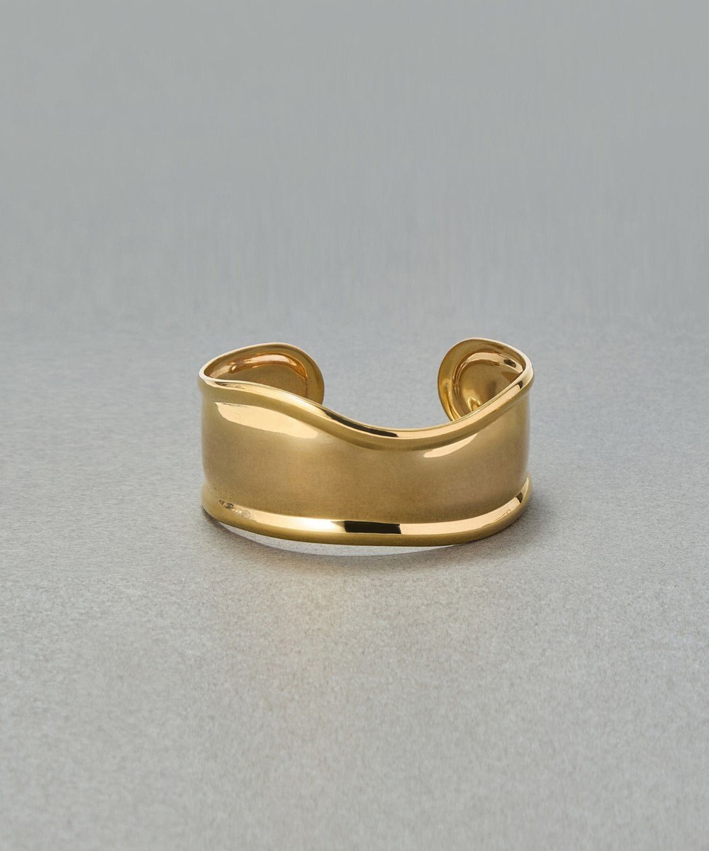 Phoebe アークカフワイドバングル　ゴールド 