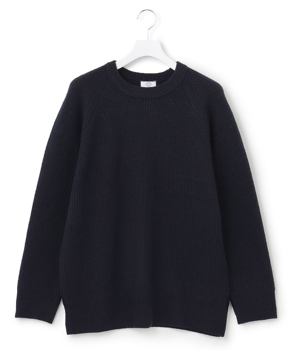 J.PRESS YORK STREET 【UNISEX】畦クループルオーバー ニット 
