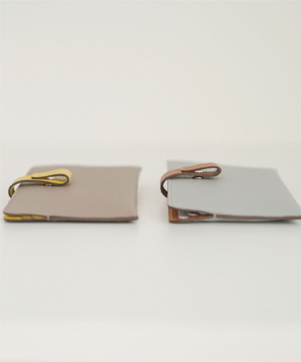 Atelier nuu 日本製 本革 バイカラーnoble スマートロングウォレット 