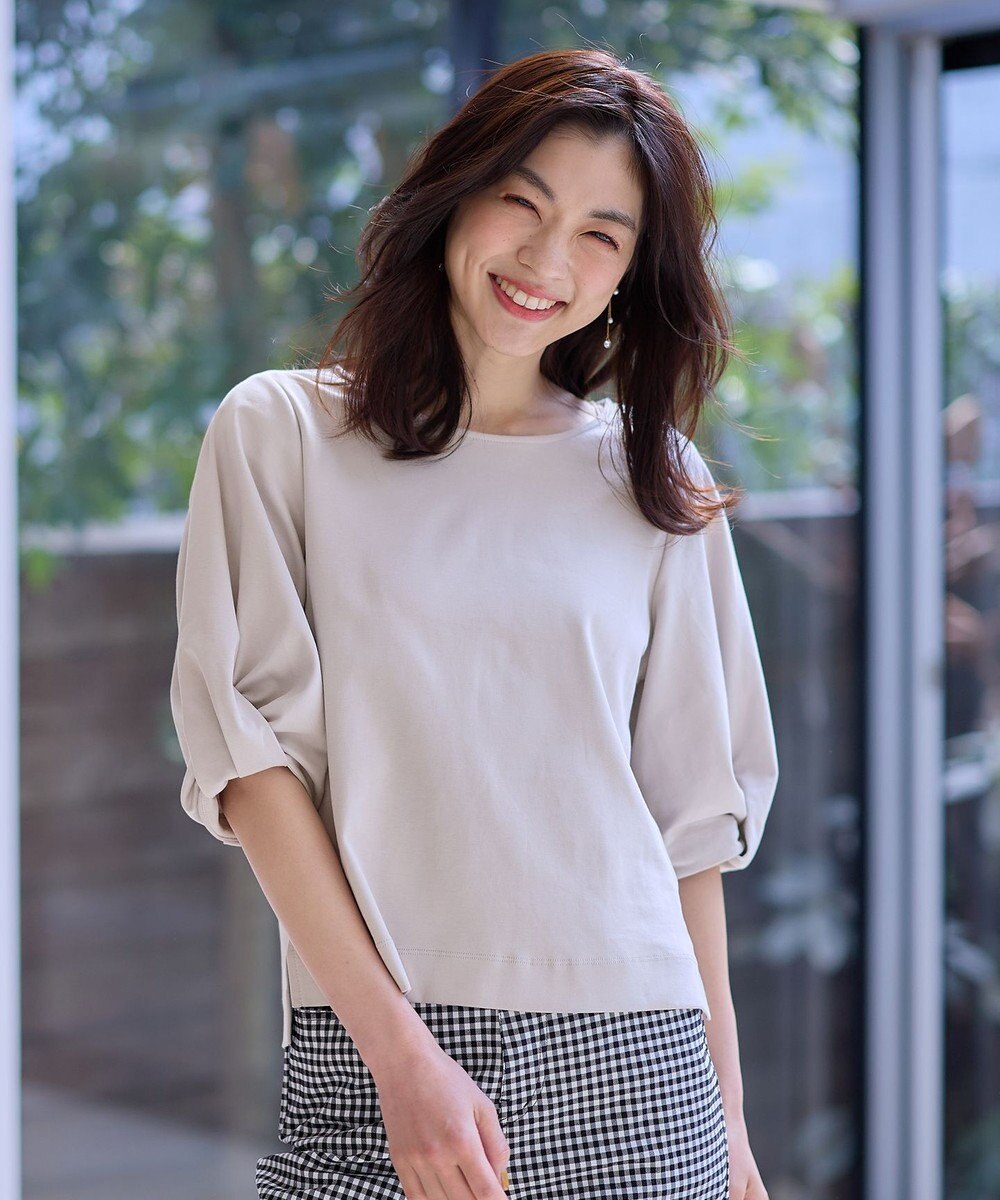 ANY シルケットスムース タックスリーブプルオーバー 