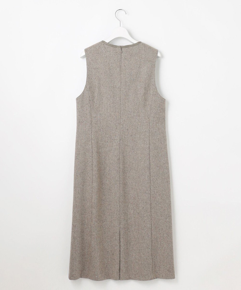 J.PRESS LADIES L ネップヘリンボーン ジャンパースカート 