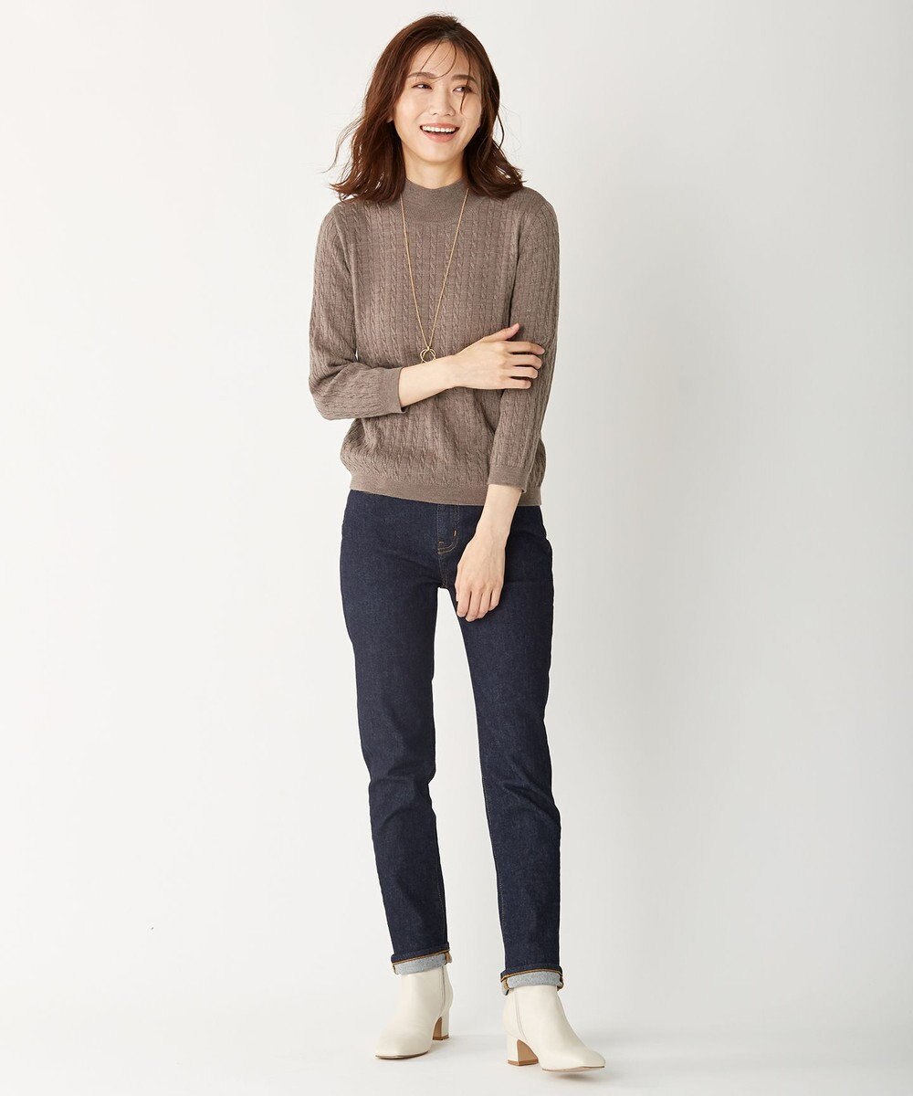 J.PRESS LADIES 【洗える】KNIT BASIC ニット 