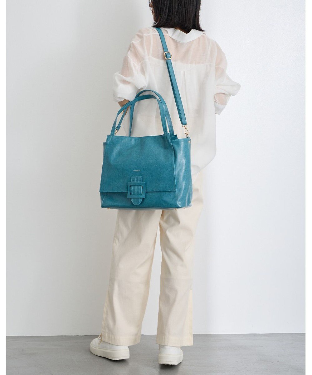 MioFIRANO バックル付きトートバッグ＆ショルダーバッグセット 2WAY A4サイズ対応　FIRANO フィラノ 