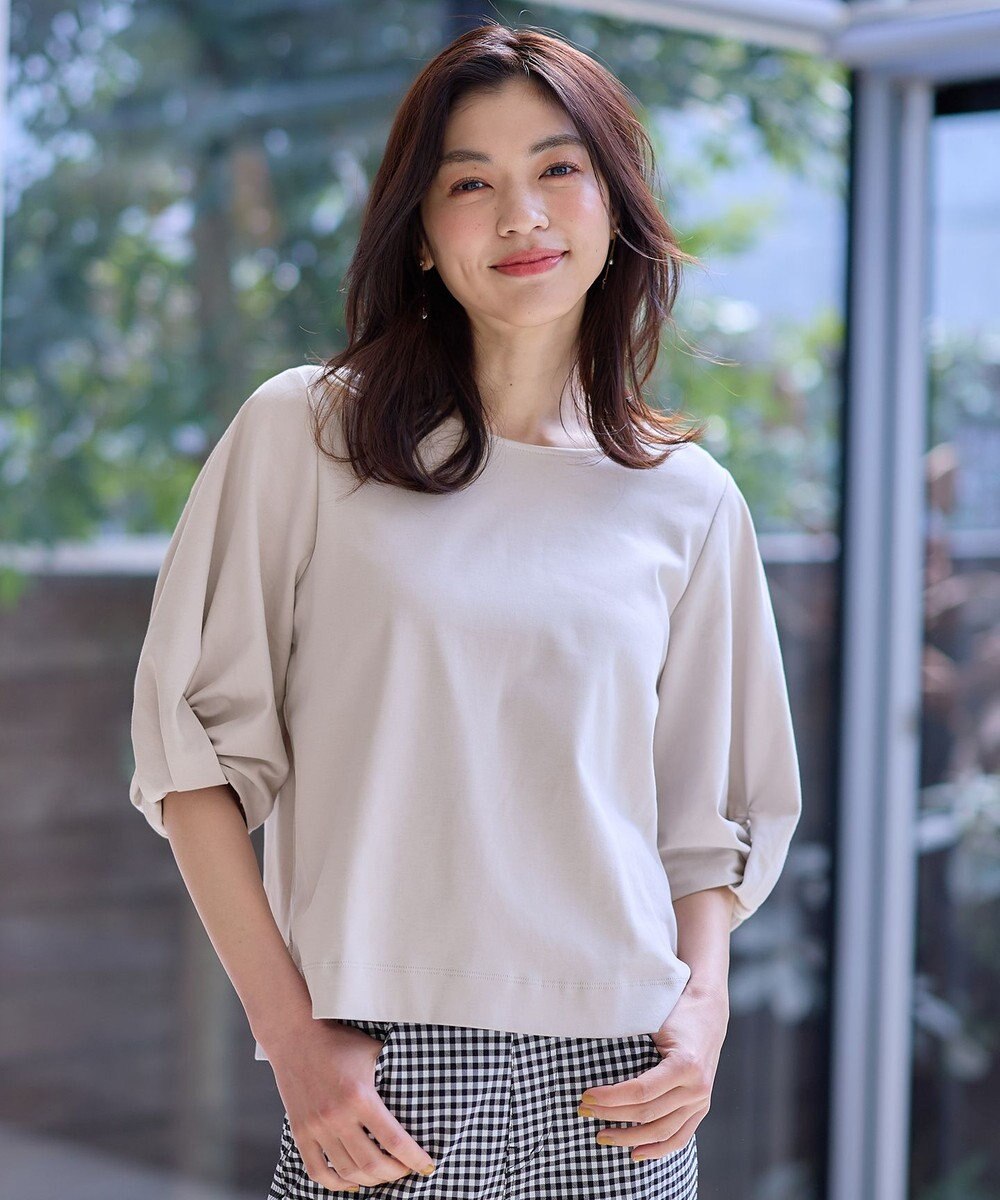 ANY シルケットスムース タックスリーブプルオーバー 