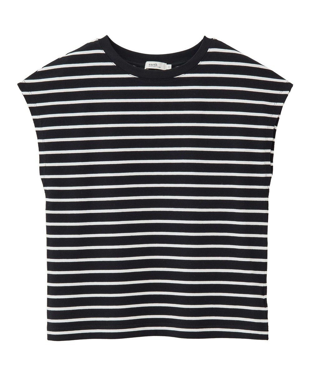 earth music&ecology 【接触冷感/洗濯機可】フレンチＴ 