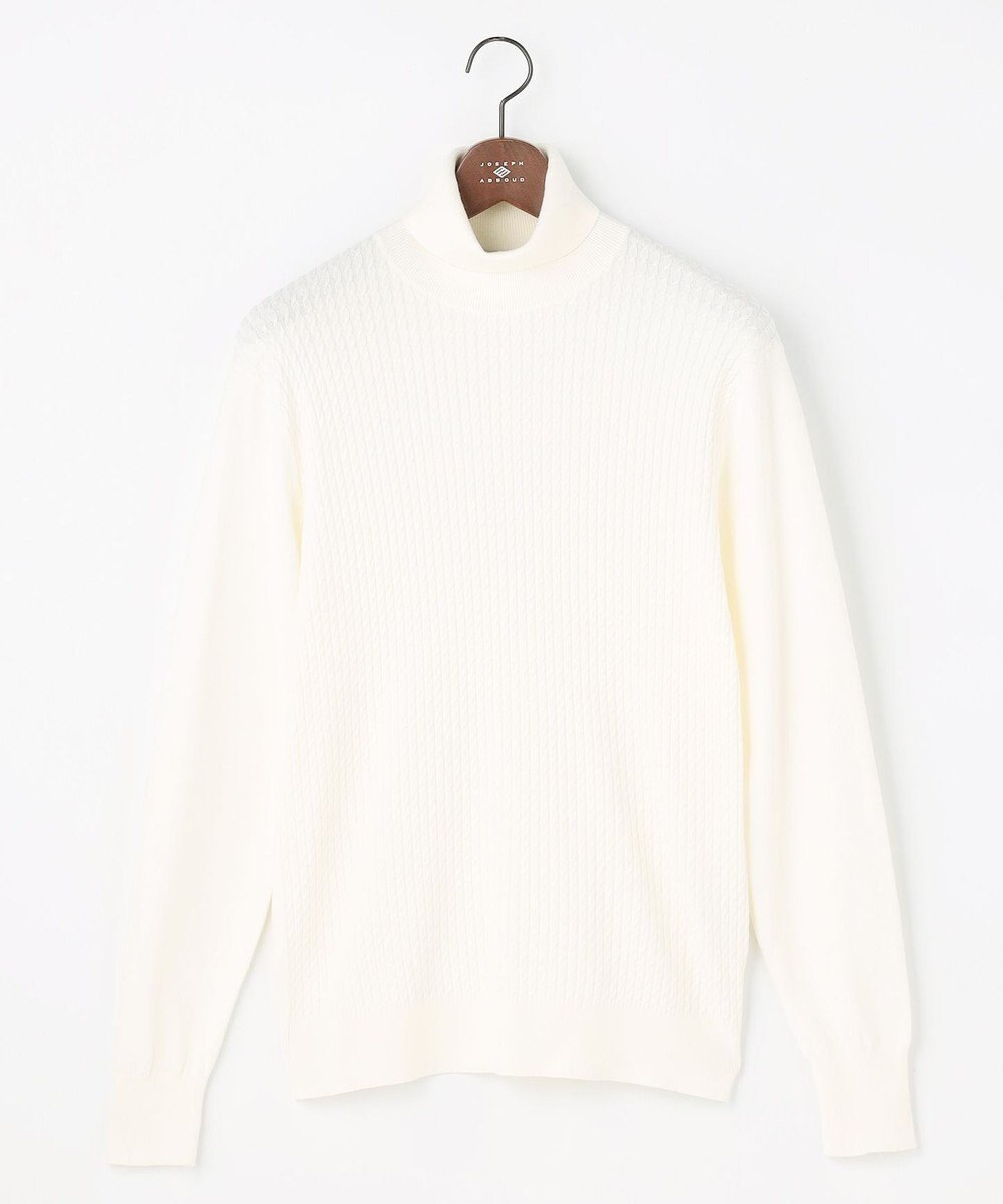 JOSEPH ABBOUD 【キングサイズ・チクチクしない/3シーズン対応/サスティナブル】SNOWY タートルネックセーター 
