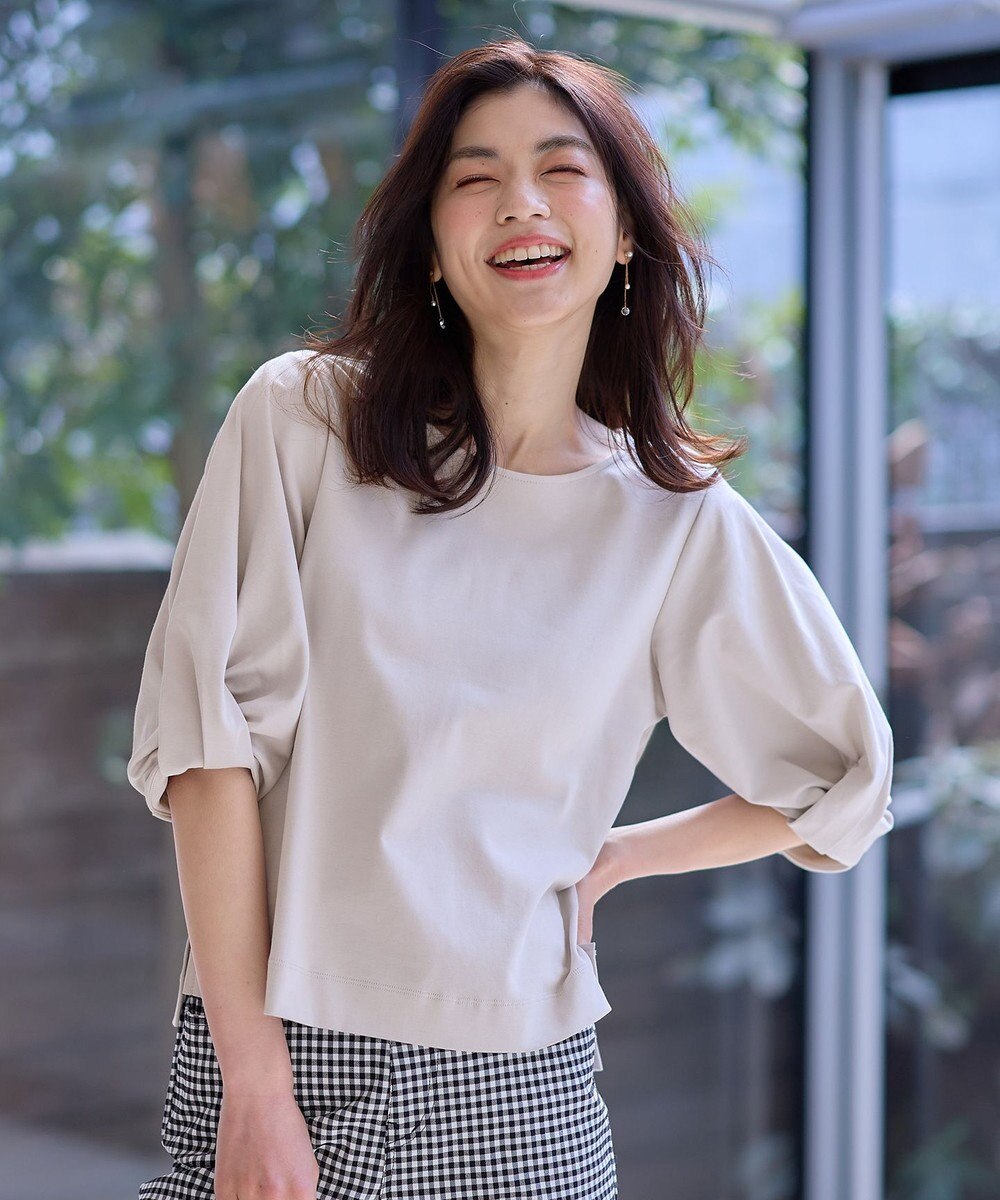 ANY シルケットスムース タックスリーブプルオーバー 