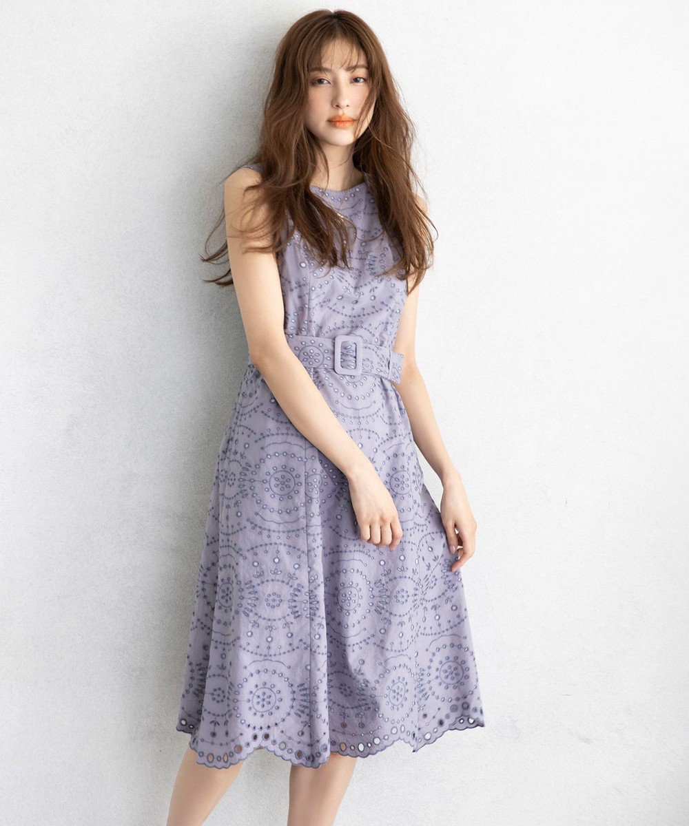 TOCCA 【WEB限定】【TOCCA LAVENDER】FOODTEXTILE Embroidery Dress ドレス スカイブルー系7