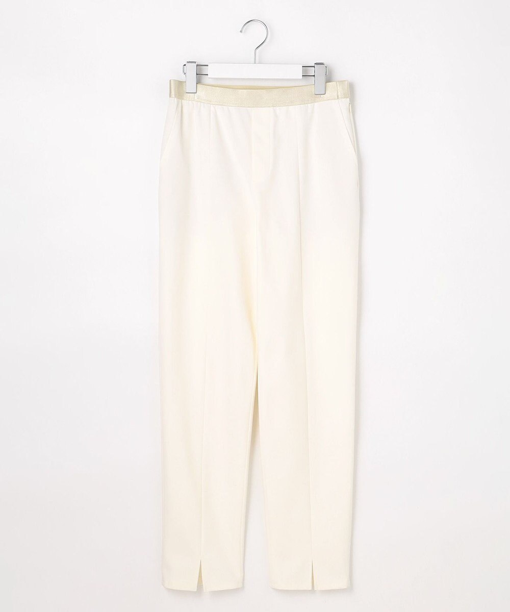 自由区 L 【17号サイズまで展開・SHIHOさん着用】ジョーゼットニット パンツ 