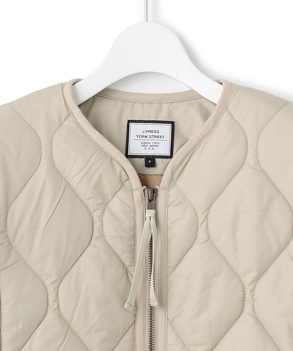 J.PRESS YORK STREET 【WOMEN】ショートキルトブルゾン 