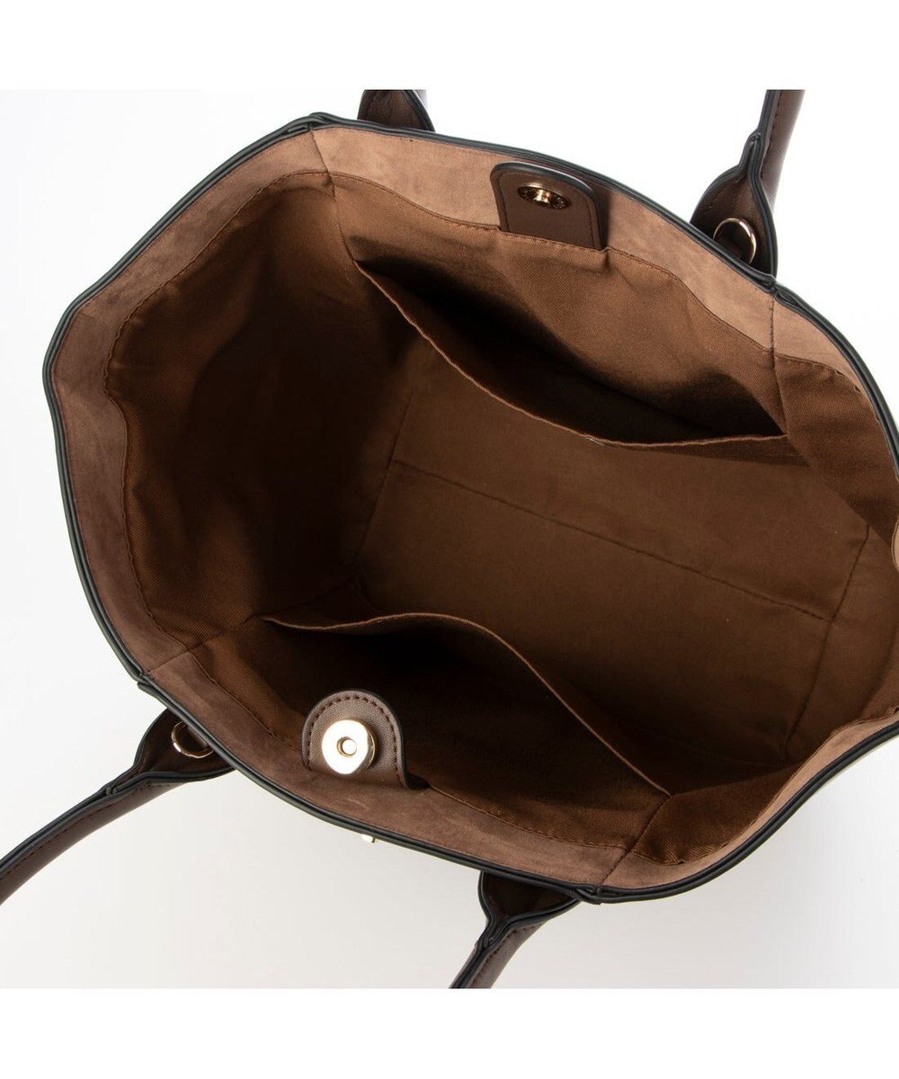 UNBILLION 【テレビ ドラマ着用アイテム】カシュカシュ cachecache / A4ヒネリ飾り金具2wayトートバッグ 