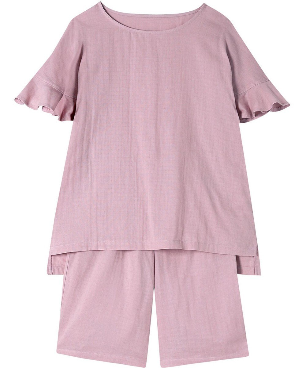 Wing パジャマ 綿100%(本体) 二重ガーゼ 5分袖 半袖 5分丈 レディース EP1002 ウイング／ワコール 