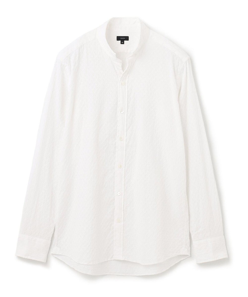JOSEPH HOMME トライジャガードストレッチ　ウィングカラーシャツ 