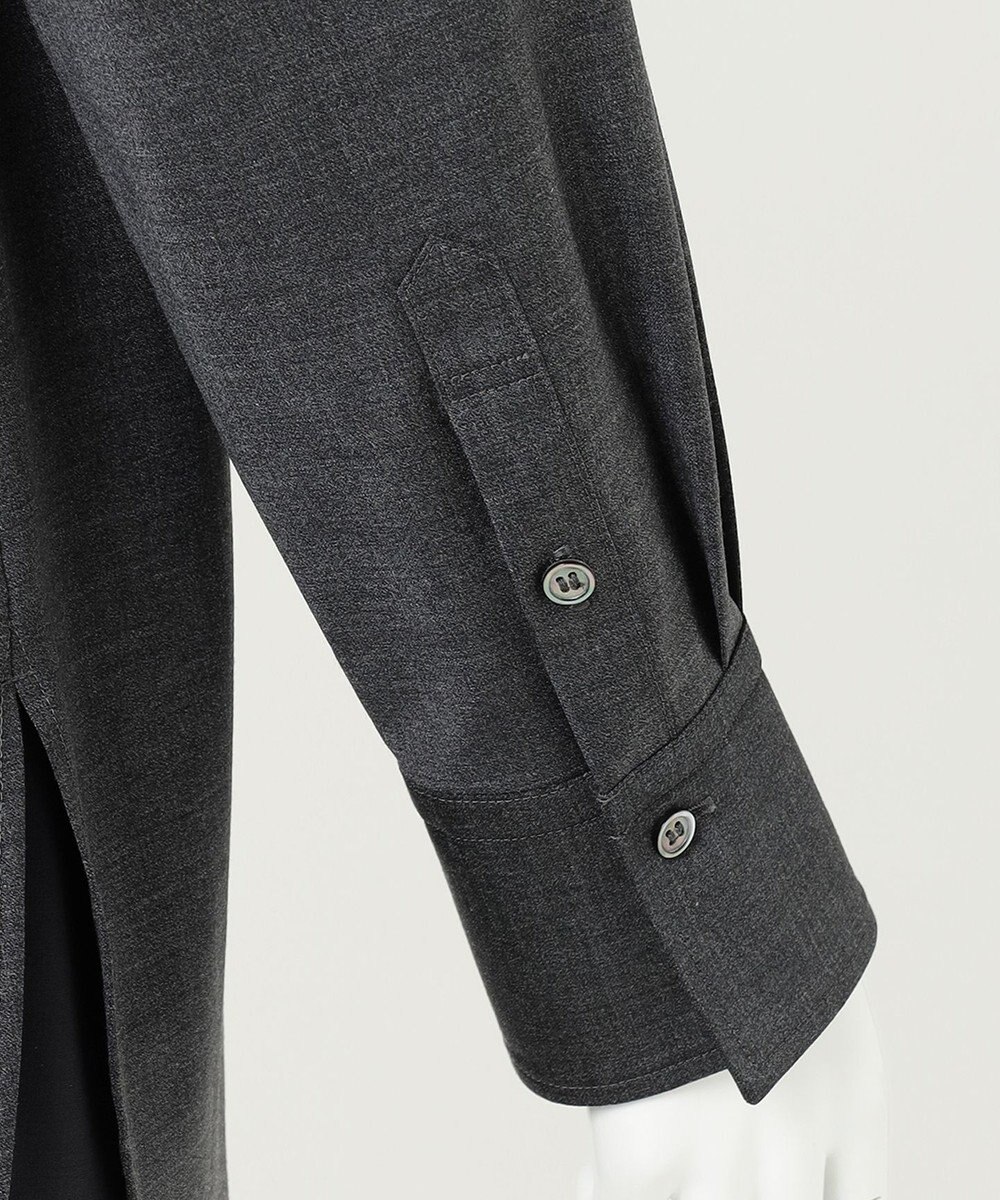 23区 L 【R(アール)】ウールトロストレッチ ピンタックブラウス 