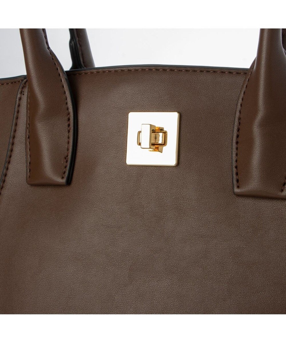 UNBILLION 【テレビ ドラマ着用アイテム】カシュカシュ cachecache / A4ヒネリ飾り金具2wayトートバッグ 