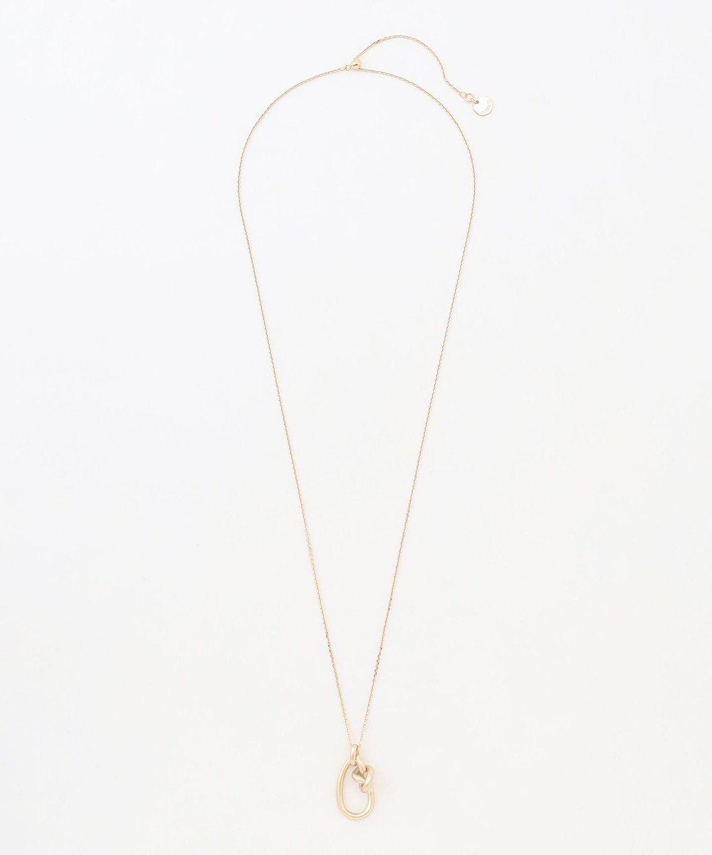 J.PRESS LADIES ノットオーバル ワントップ ネックレス 