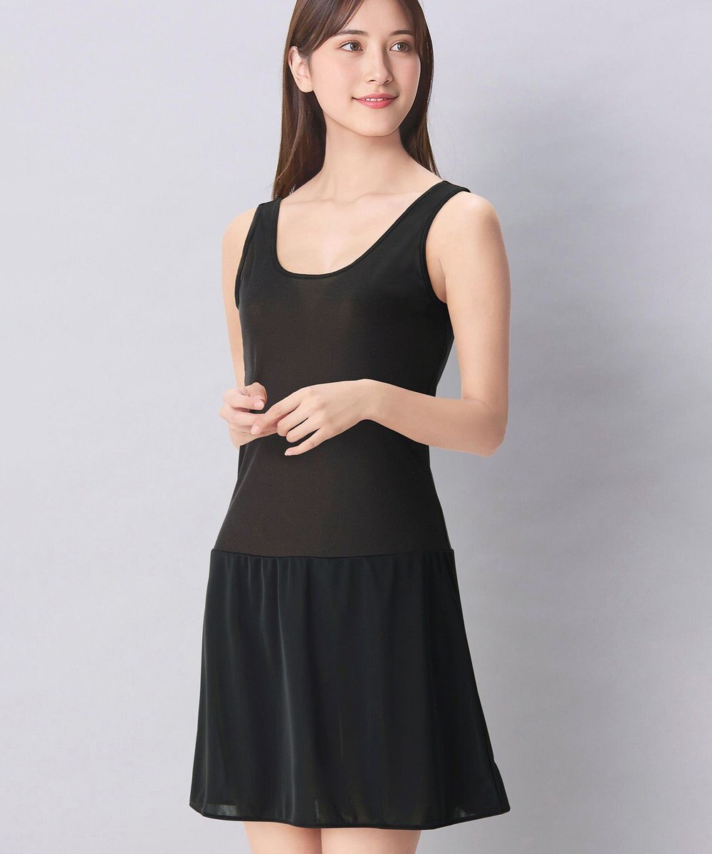 Wing スリップ 汗をかいてもベタつきにくい 綿混(身生地部) 【瞬汗ドライ】 汗取り設計 春 夏 ES5640 ウイング／ワコール 