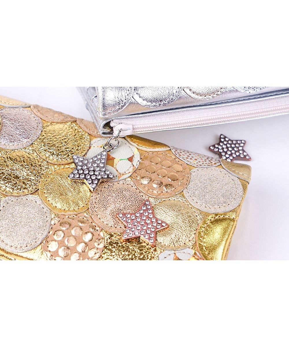 tsumori chisato CARRY 新マルチドット 長財布 かぶせ 【キラキラでかわいい！本革のやわらかな風合い】 