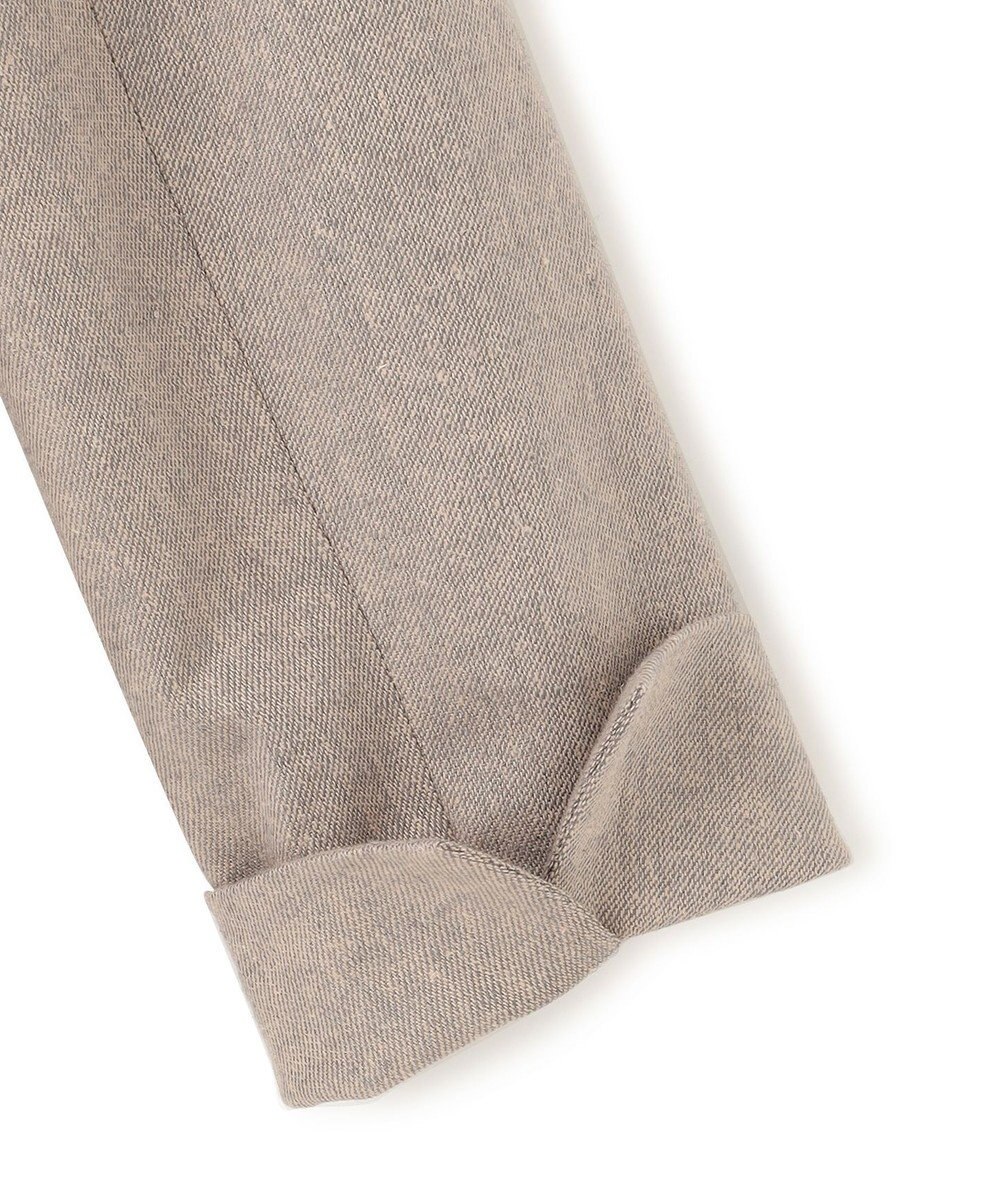 23区 【Oggi4月号掲載/セットアップ対応】リネン ミックスツイード ノーカラー ジャケット 