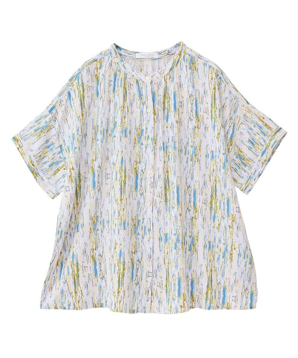 Green Parks Ｉ　アソート柄さらっとレーヨンブラウス 