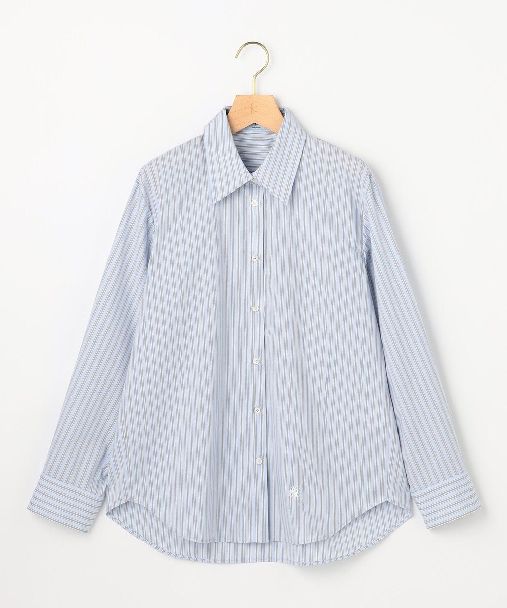 組曲 S 【加藤ローサさん着用】コットンタッチシャーティングボウタイ付き シャツ 