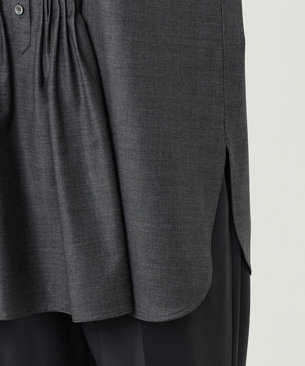 23区 L 【R(アール)】ウールトロストレッチ ピンタックブラウス 