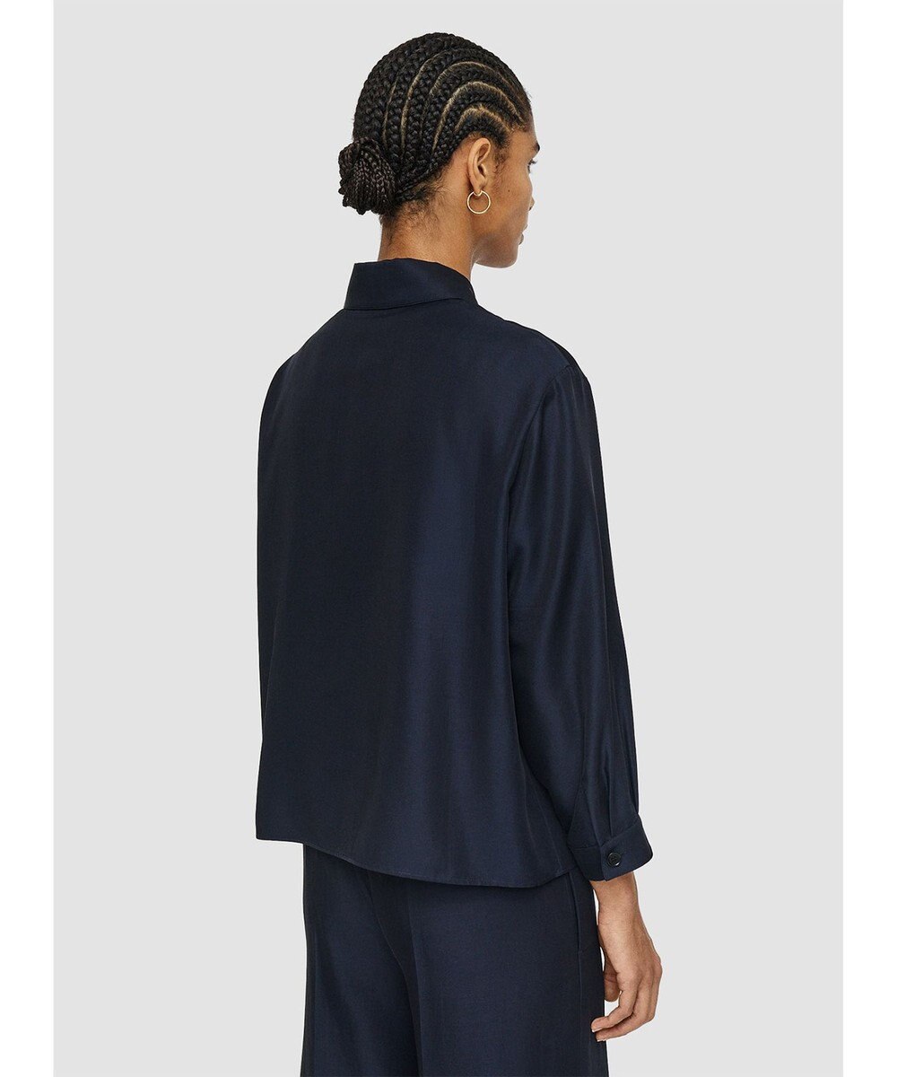 JOSEPH ソフトコットンシルク　シャツブルゾン 