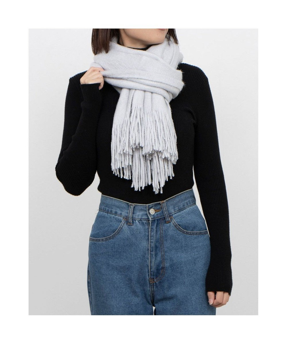 UNBILLION カシュネ cache nez / アクアミノラッセルミンク起毛ストール 