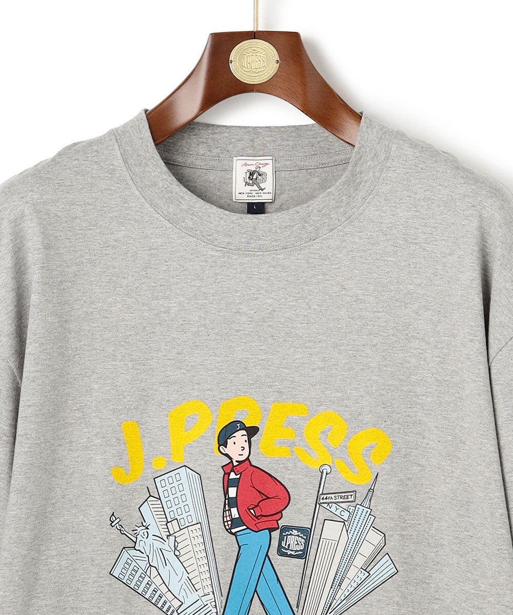 J.PRESS MEN 【AaronChang】【UNISEX】プリントロングスリーブ Tシャツ 