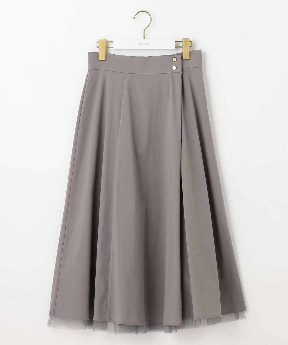 ANY SIS 【2WAY】ライトチュールリバーシブル スカート 