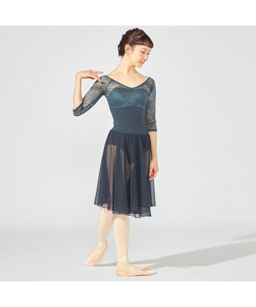 Chacott 6分袖レオタード 