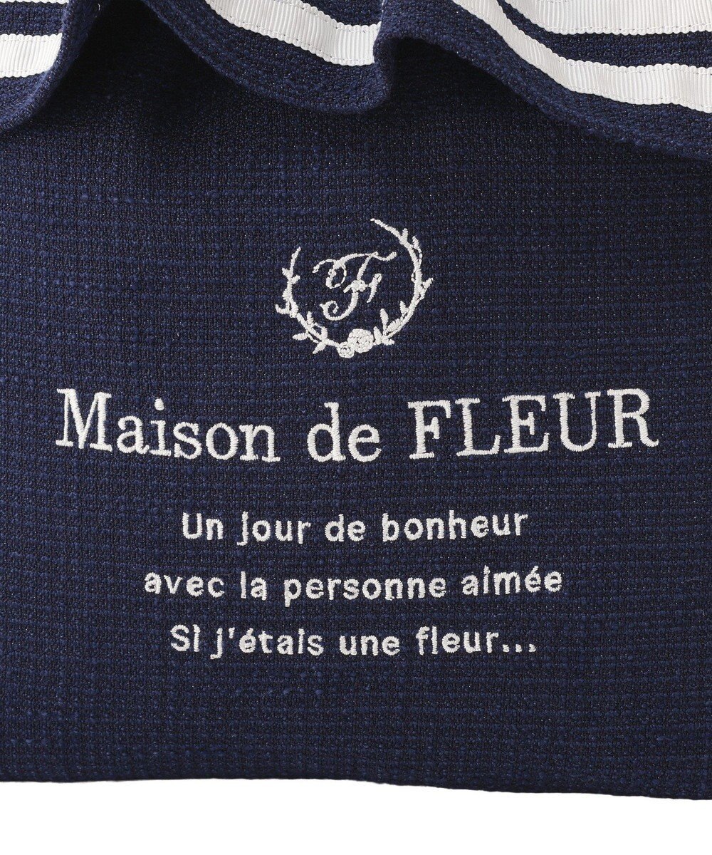Maison de FLEUR マリンダブルリボン２Ｗａｙトートバッグ 
