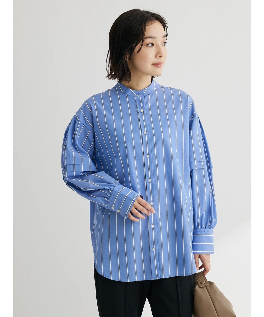 Green Parks ボリュームタックブラウス 