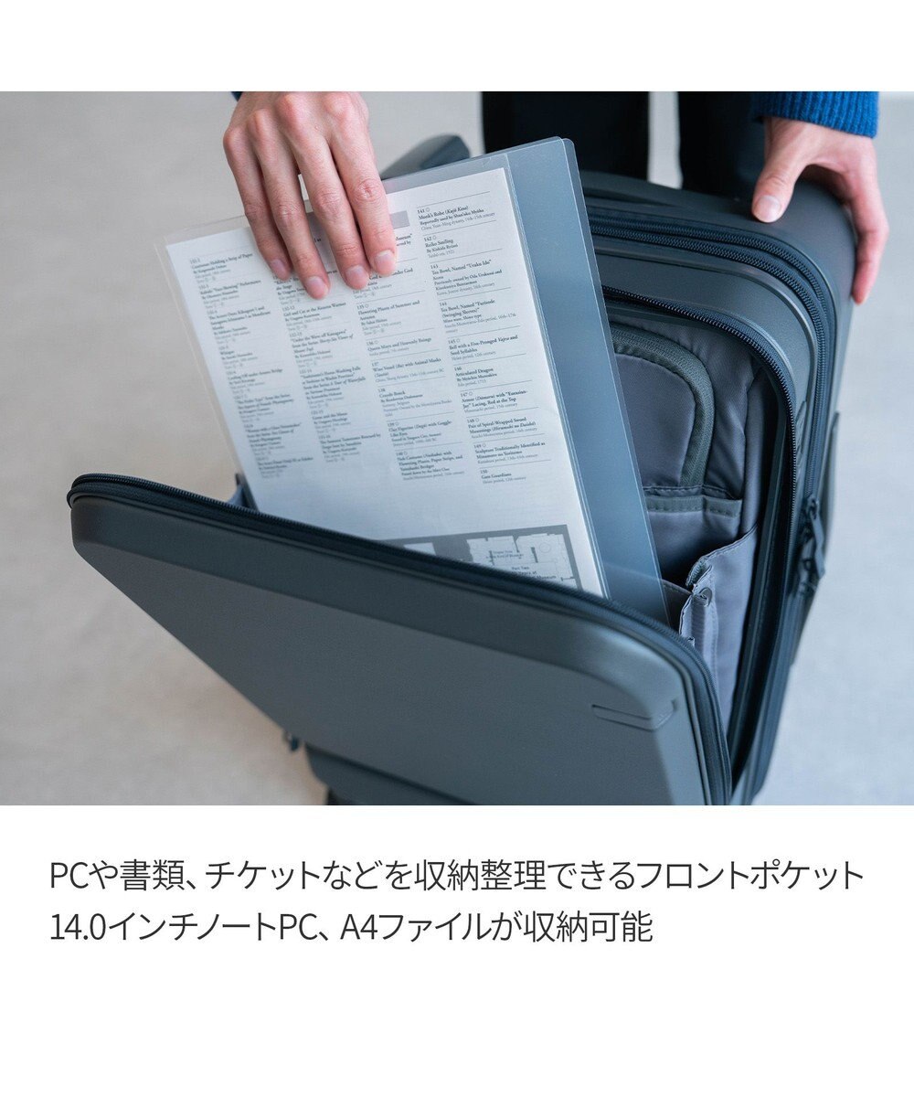 ACE BAGS & LUGGAGE ace. トルク スーツケース 40/48L 機内持込 A4/14.0インチPC収納  ガーメントケース付 09091 トルク 
