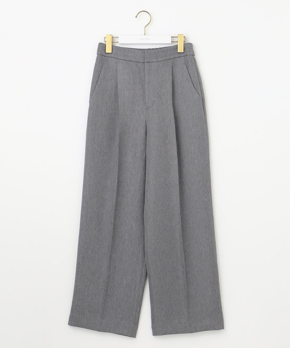 ANY SIS L 【洗える】ビスチェ & ワイドパンツ セット 