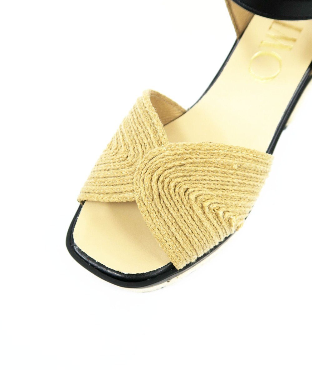 gaimo 【GAIMO/ガイモ】ラフィアクロスサンダル/MARIEVA 